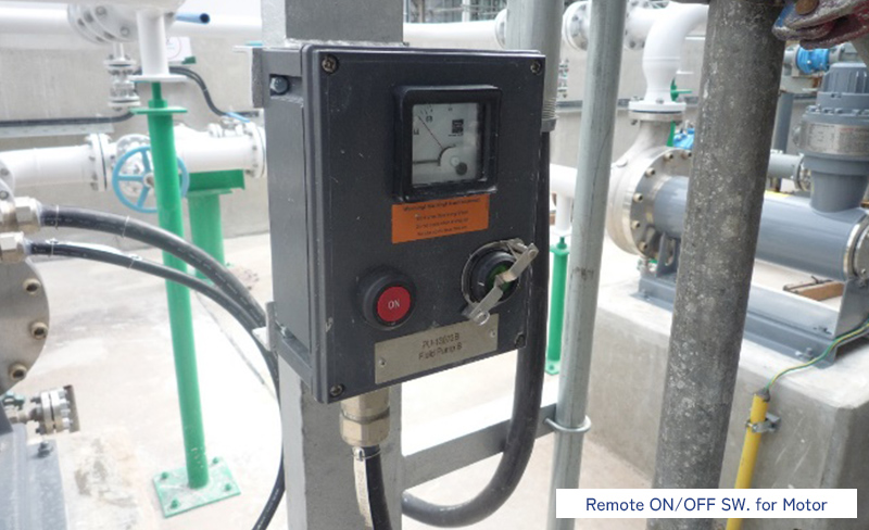 Remote ON/OFF SW. for Motor